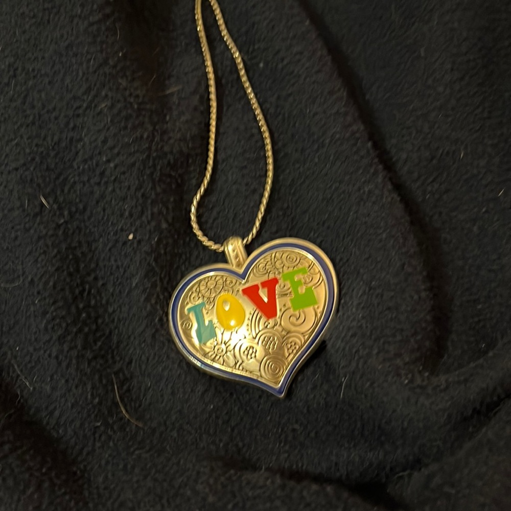 Brighton collectibles love heart necklace